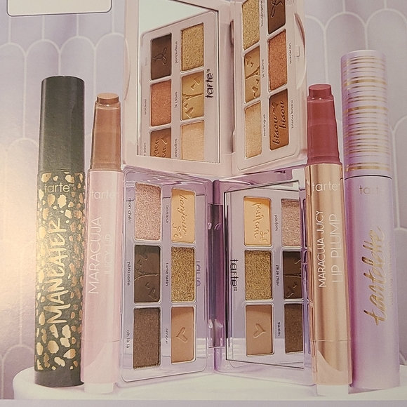 Tartelette Makeup Collection Set 2 Eyeshadow Pallettes 2 Mascara 2 Lip Products - Picture 4 of 14